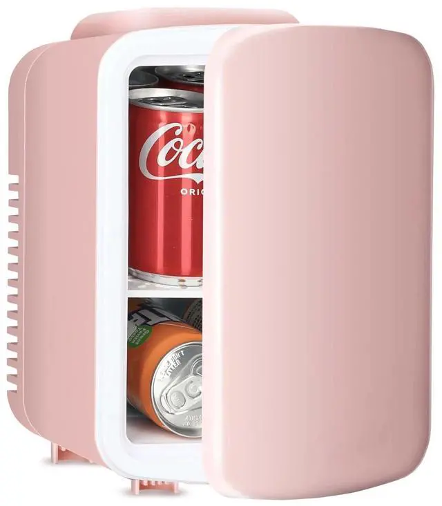 Main image of Mini Fridge 4 Liter/6 Can Portable Warmer and Cooler Indoor-Outdoor Freon-Free