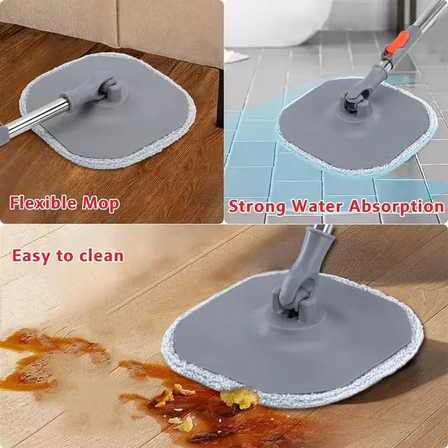 Alt view image 4 of 7 - Spin Mop and Bucket System Set, Dirty Clean Water Separation System 360° Rotate