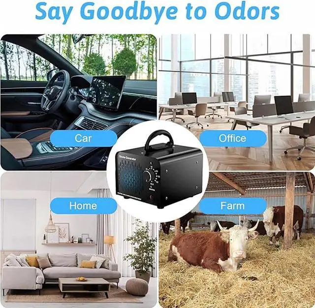 Alt view image 7 of 7 - 36000mg/h Ozone Generator Machine Air Purifier Ionizer Ozonator Timer for Home