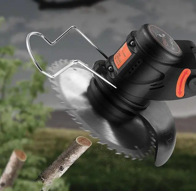 Alt view image 6 of 7 - 2500W Cordless Weed Eater Electric Brush Cutter Lawn Edger Grass String Trimmer