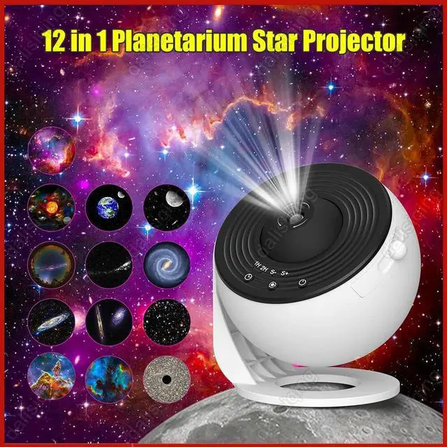 Main image of Star Projector Galaxy Light 12 in 1 Planetarium Galaxy Projector Starry Sky Lamp