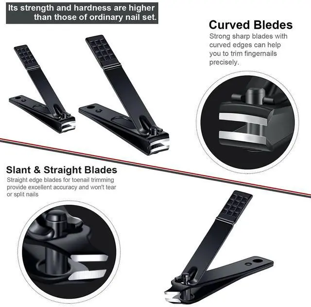 Alt view image 4 of 7 - Stainless Steel Nail Clipper Grooming Nail Tools Manicure & Pedicure Set 25 PCS