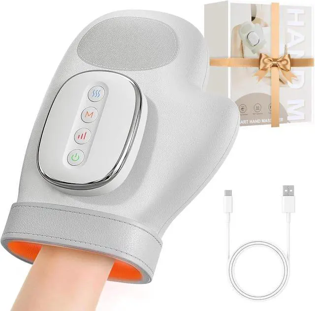 Main image of Cordless Hand Massager with Heat and Compression for Arthritis and Carpal Tunnel
