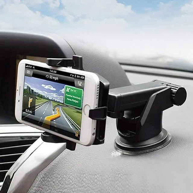Alt view image 2 of 7 - 360° Universal Mount Holder Car Stand Windshield For Mobile Cell Phone GPS