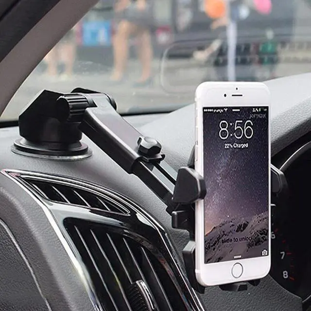 Alt view image 7 of 7 - 360° Universal Mount Holder Car Stand Windshield For Mobile Cell Phone GPS