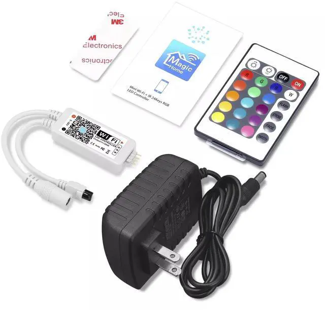 Alt view image 2 of 7 - 16.4ft 150LED Alexa Smart Home WIFI Wireless RGB Waterproof Strip Neon Light Kit