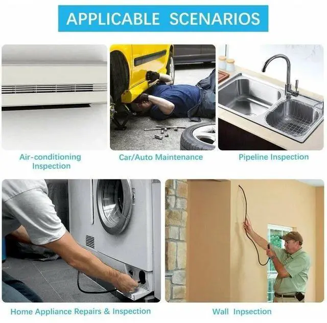 Alt view image 5 of 7 - Wireless Endoscope WiFi Borescope HD Inspection Semi-Rigid Snake Camera