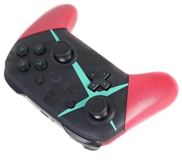 Alt view image 5 of 5 - For Switch Pro Controller Nintendo Wireless Xenoblade Chronicles 2 Edition NFC
