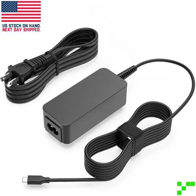 Main image of 45W Type-C USB-C Laptop Charger for HP Chromebook Lenovo Dell Samsung Switch