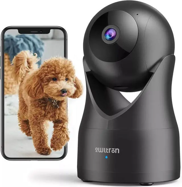 Main image of 2k Pan-Tilt Security Camera 360 Degree Smart Indoor Pet Cam Night Vision 2-Way