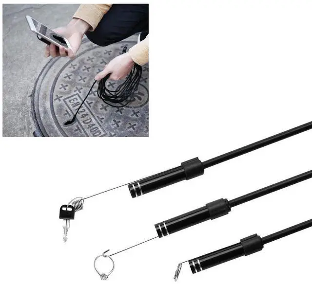 Alt view image 3 of 7 - WiFi Waterproof IP68 Endoscope Inspection Camera HD - iPhone, Android, PC