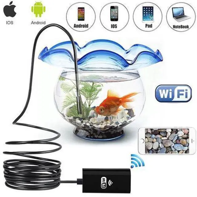Alt view image 2 of 7 - WiFi Waterproof IP68 Endoscope Inspection Camera HD - iPhone, Android, PC