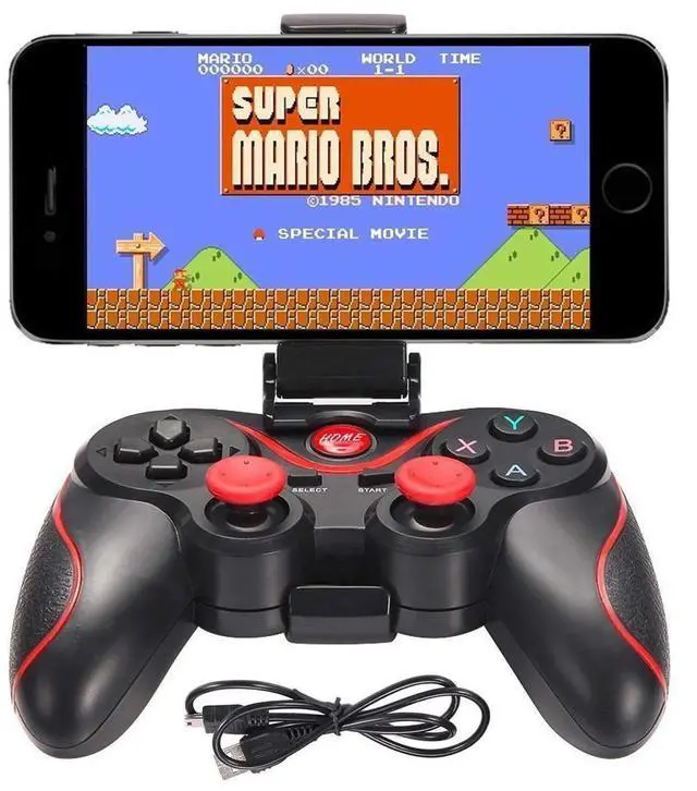 Alt view image 2 of 7 - Phone Wireless Bluetooth GamePad Controller For Android TV Box Tablet
