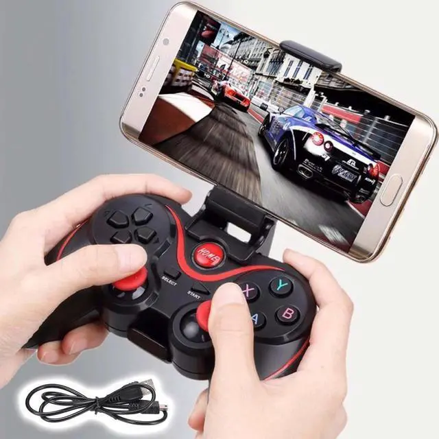 Alt view image 6 of 7 - Phone Wireless Bluetooth GamePad Controller For Android TV Box Tablet