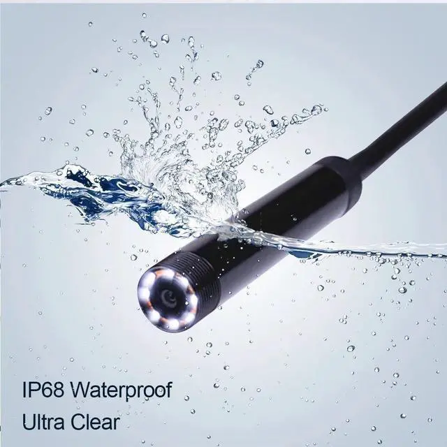Alt view image 3 of 6 - 5M 8LED Wireless Endoscope WiFi Borescope Inspection Camera for iPhone Android