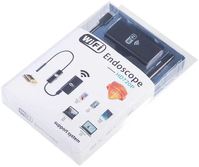 Alt view image 4 of 6 - 5M 8LED Wireless Endoscope WiFi Borescope Inspection Camera for iPhone Android