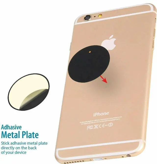 Alt view image 3 of 7 - Universal Magnetic Car Mount Holder Dash Windshield Suction Cup For Cell Phone
