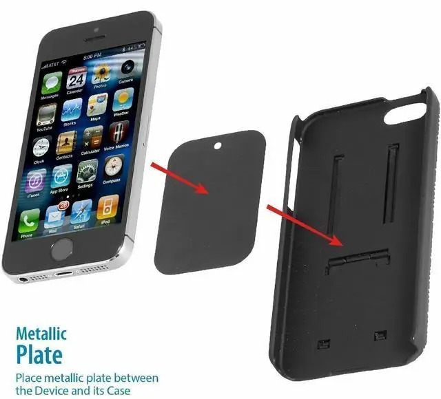 Alt view image 5 of 7 - Universal Magnetic Car Mount Holder Dash Windshield Suction Cup For Cell Phone