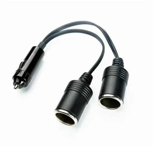 Alt view image 2 of 7 - Dual Car Cigarette Lighter Splitter Charger Power Socket Adapter 12v Auto Outlet