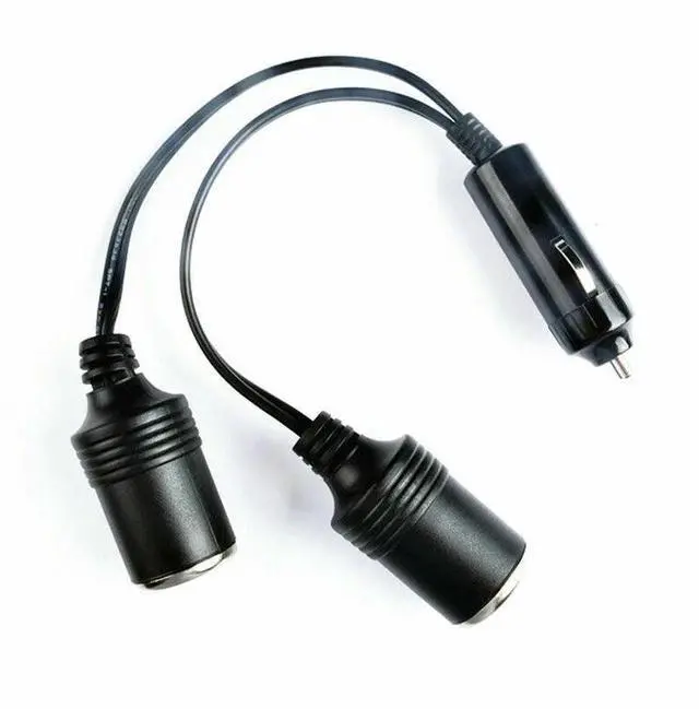 Alt view image 4 of 7 - Dual Car Cigarette Lighter Splitter Charger Power Socket Adapter 12v Auto Outlet