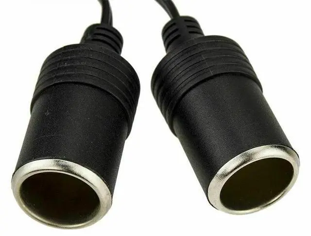 Alt view image 5 of 7 - Dual Car Cigarette Lighter Splitter Charger Power Socket Adapter 12v Auto Outlet