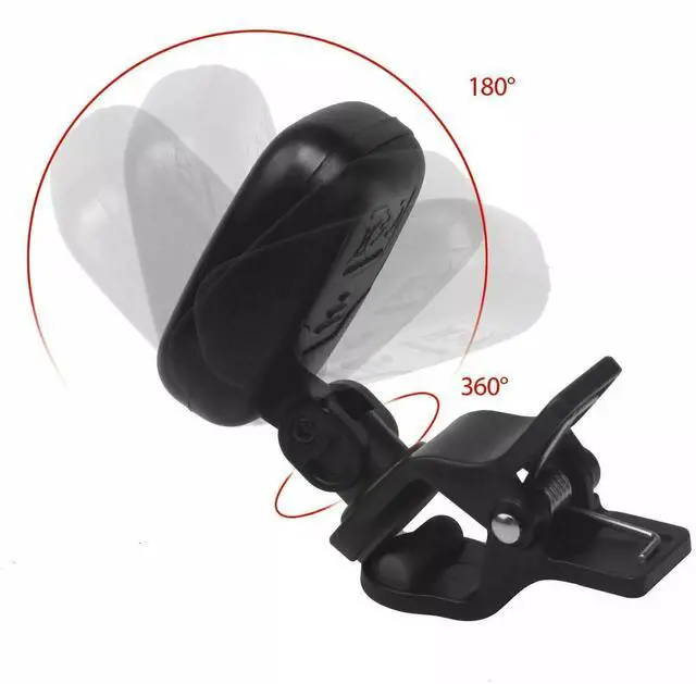 Alt view image 6 of 6 - LCD Clip on Chromatic Acoustic Electric Guitar Bass Ukulele Banjo Violin Tuner