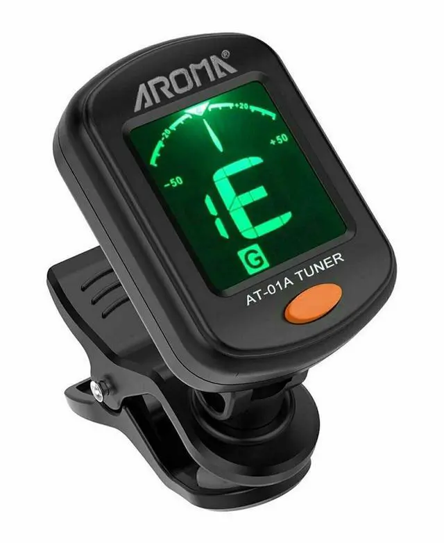 Main image of LCD Clip on Chromatic Acoustic Electric Guitar Bass Ukulele Banjo Violin Tuner