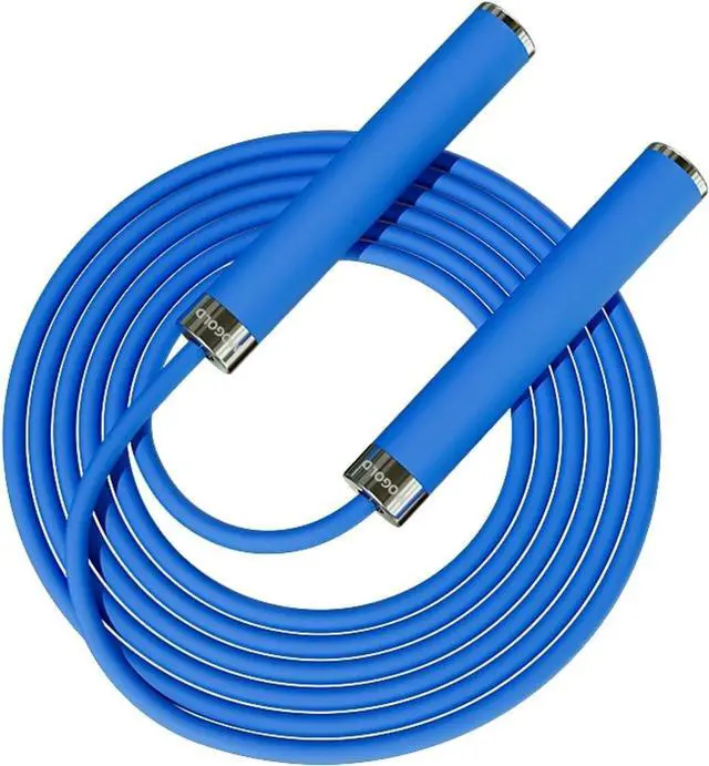 Alt view image 4 of 7 - Gym Boxing Skipping Jump Rope Adjustable Cable Length Ball Bearing Speed Fitness