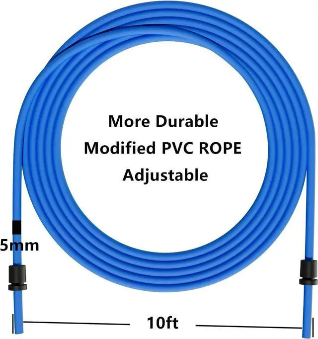 Alt view image 3 of 7 - Gym Boxing Skipping Jump Rope Adjustable Cable Length Ball Bearing Speed Fitness