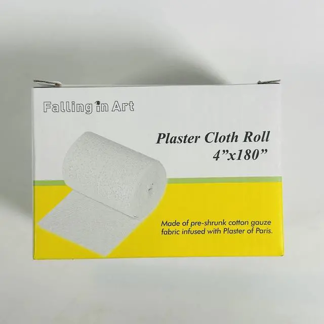 Alt view image 2 of 6 - 4"x180" Plaster Of Paris Cloth Gauze Roll Cast Bandage Wrap Strip Art Mask Craft
