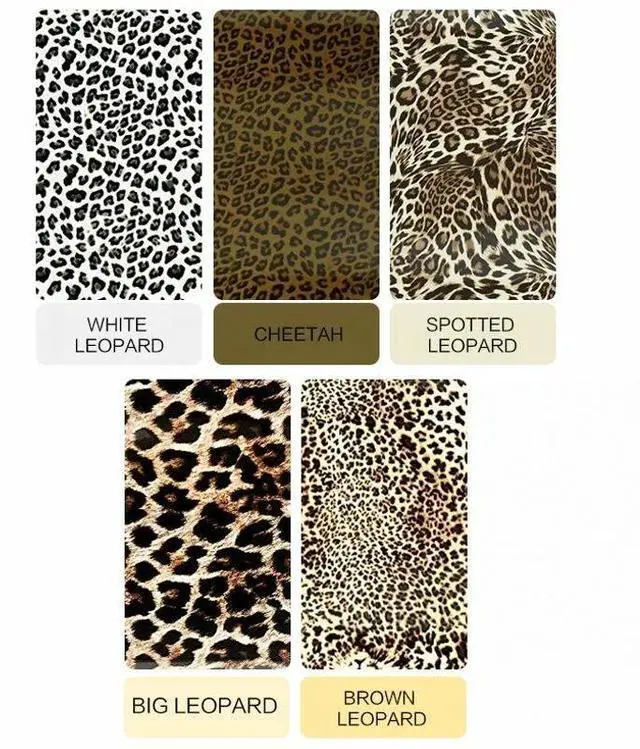 Alt view image 2 of 7 - 5 Sheets Heat Transfer Vinyl Animal Print Cheetah HTV Craft Press Film Clothing