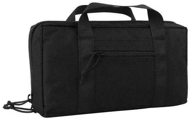 Alt view image 3 of 7 - Tactical Pistol Range Bag Padded Handgun Gun Magazine Conceal Carry Soft Case