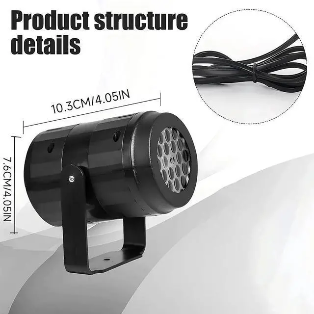 Alt view image 7 of 7 - 16 Pattern LED Christmas Projector Light Snow Landscape Garden Xmas Lamp
