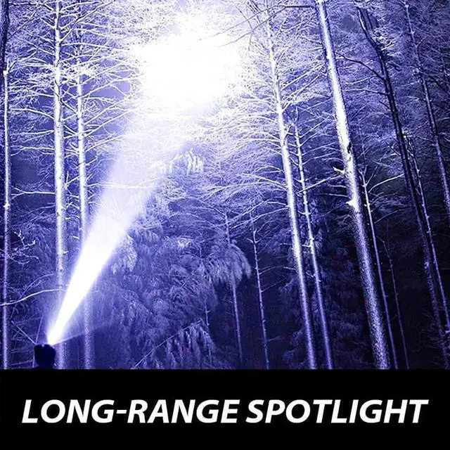 Alt view image 5 of 7 - 990000LM LED Headlamp Rechargeable Headlight Zoomable Head Torch Lamp Flashlight