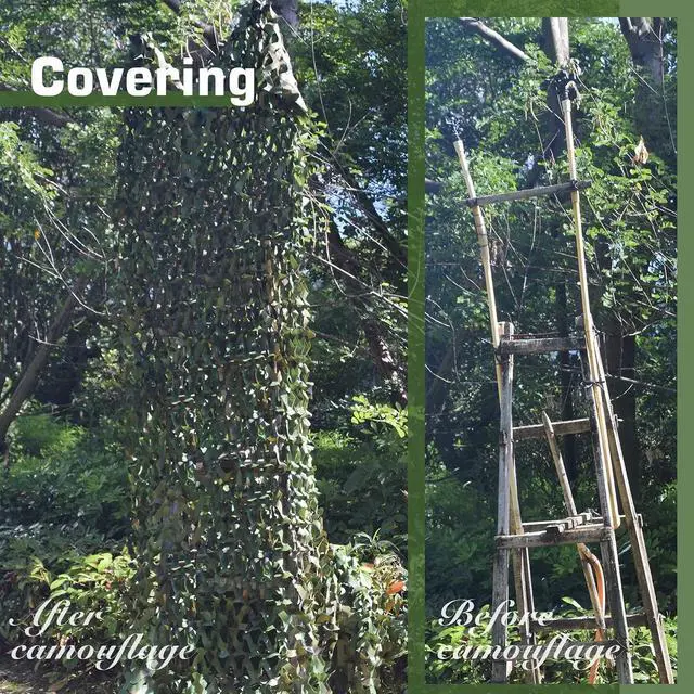 Alt view image 5 of 7 - 4m x 6M Camping Camouflage Netting Military Camo Sunshade Mesh Hunting Car Cover