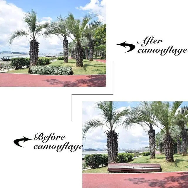 Alt view image 6 of 7 - 4m x 6M Camping Camouflage Netting Military Camo Sunshade Mesh Hunting Car Cover