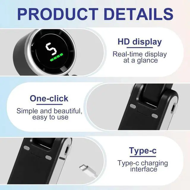 Alt view image 4 of 7 - Mini Portable Handheld Turbo Fan USB Rechargeable Cooling Fan Up to 8 Hours US