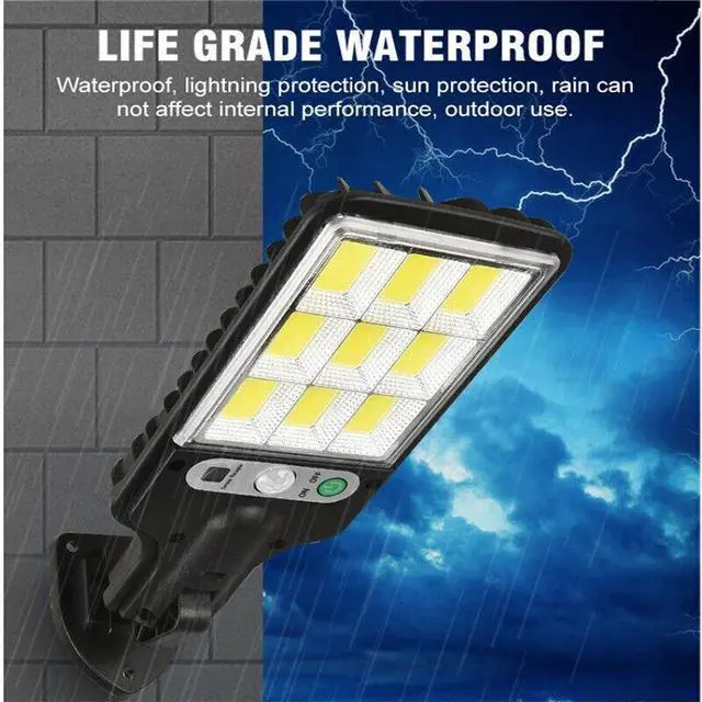 Alt view image 5 of 7 - 4PACK 990000LM LED Solar Light Commercial Dusk To Dawn Outdoor Road Street Lamp