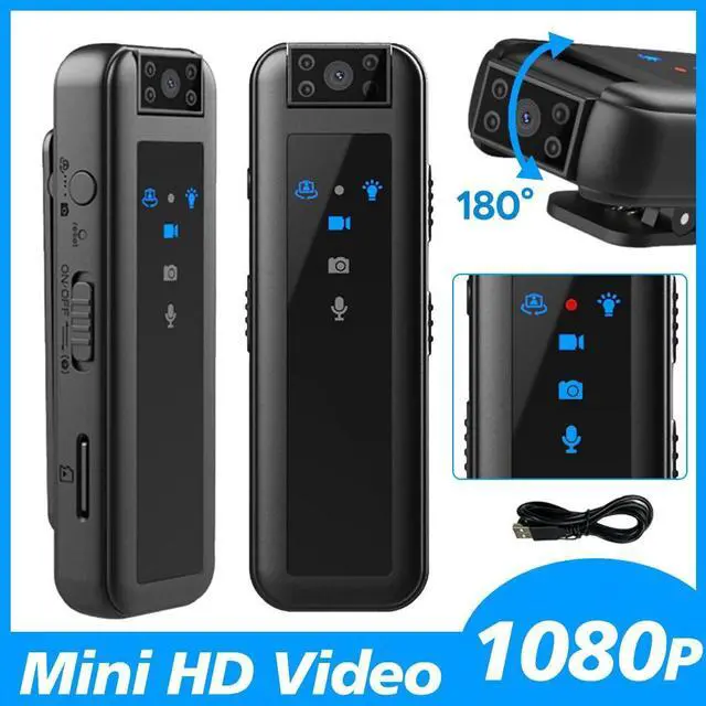 Main image of 1080P Portable Police Body Camera Pocket Video Audio Recorder Night Vision Cam