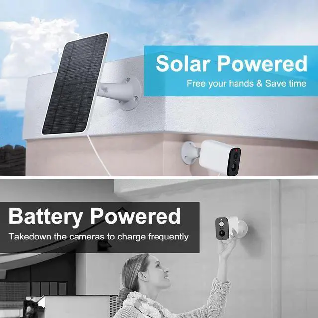 Alt view image 7 of 7 - Solar Panel Charger 9.8ft Charging Cable For Arlo Pro 3/4/Pro 5S/Ultra 2/Go 2