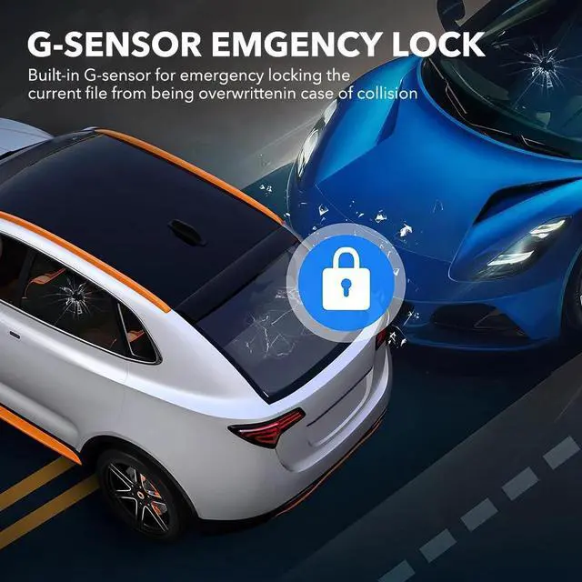 Alt view image 7 of 7 - 4 Channel Dash Cam 360° Dash Camera HD1080P 4 Lens Driving Recorder Night Vision