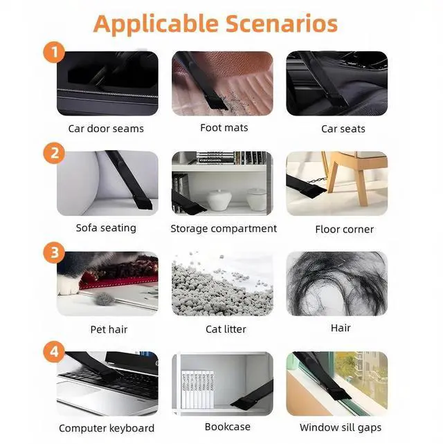 Alt view image 7 of 7 - Handheld Car Vacuum Cleaner High Power Wet and Dry Handheld Car Vacuum Cleaner
