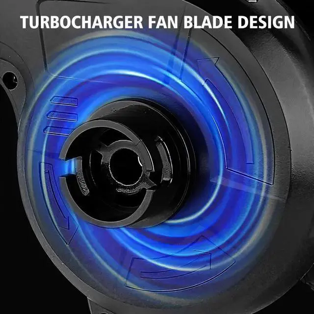 Alt view image 3 of 7 - Leaf Blower, 21V Cordless Electric Blower with 2 2.0Ah Batteries and 1 Charger