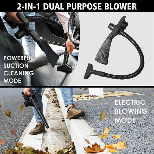 Alt view image 6 of 7 - Leaf Blower, 21V Cordless Electric Blower with 2 2.0Ah Batteries and 1 Charger