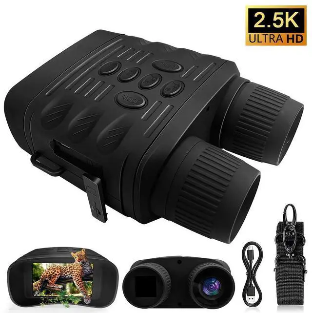 Alt view image 2 of 7 - Night Vision Goggles Night Vision Binoculars Digital Infrared System Hunting USA
