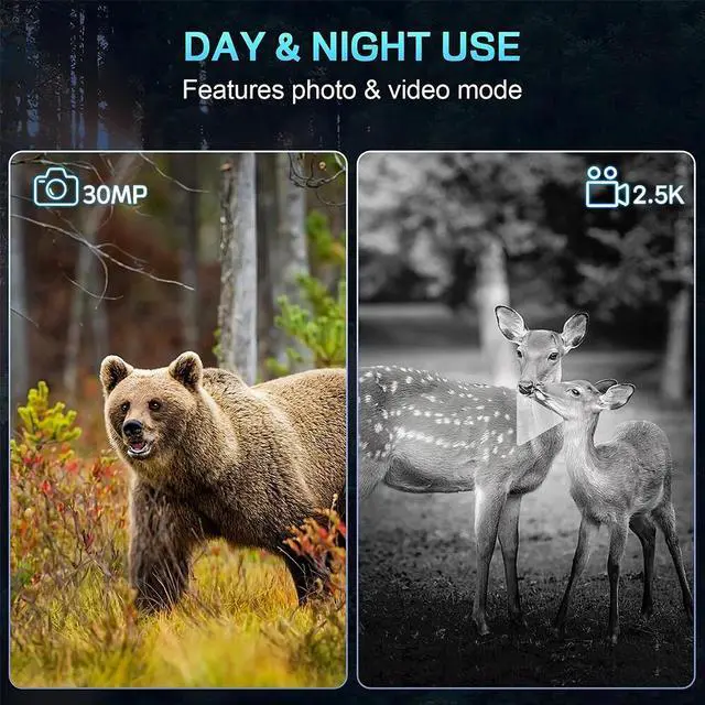 Alt view image 6 of 7 - Night Vision Goggles Night Vision Binoculars Digital Infrared System Hunting USA
