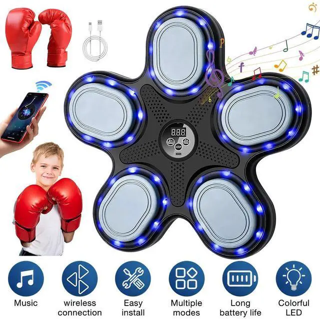 Main image of Music Boxing Machine Smart Bluetooth Boxing Machine with Boxing Gloves Kids