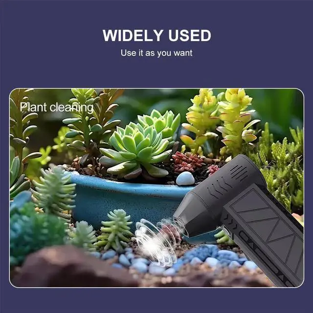 Alt view image 5 of 7 - Compressed air Duster Electric Air Duster Cordless Dust Blower for Keyboard