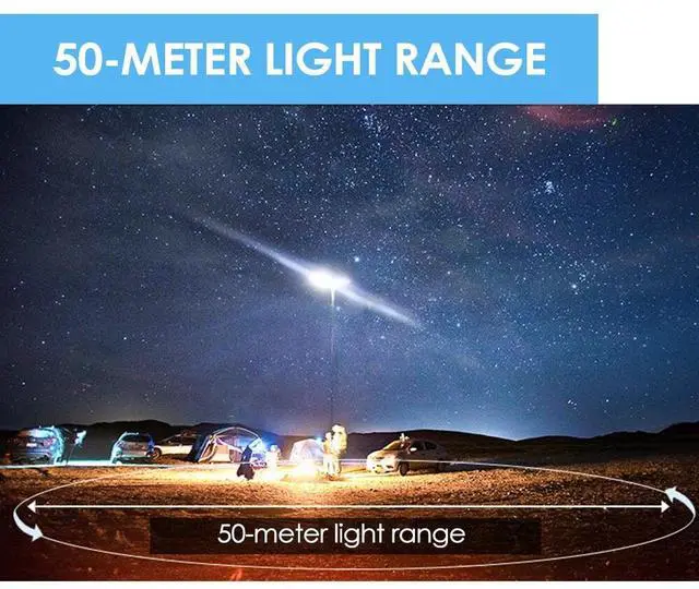 Alt view image 6 of 7 - Telescopic Fishing Rod Light LED Lantern Camping Lamp Car Repair+Remote Control