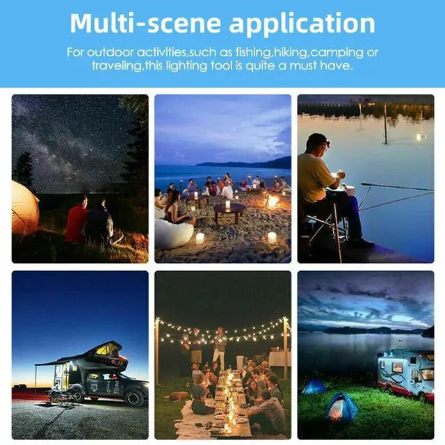 Alt view image 7 of 7 - Telescopic Fishing Rod Light LED Lantern Camping Lamp Car Repair+Remote Control